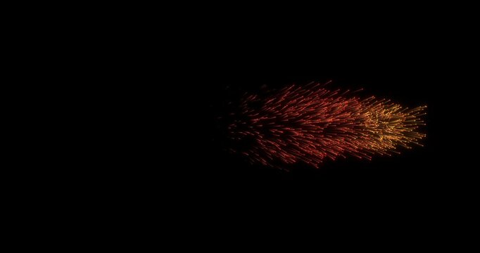 Gold Horizontal particle gliter with blue color for logo and text effect reveal alpha ready