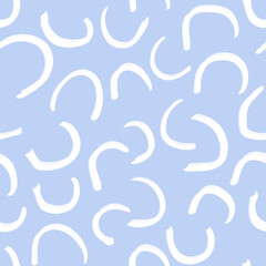 Abstract Organic Shapes Seamless Pattern. Pastel boho background in minimalist mid century style. Perfect seamless print for home decor.