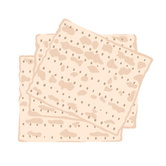 Jewish traditional flat bread matzah