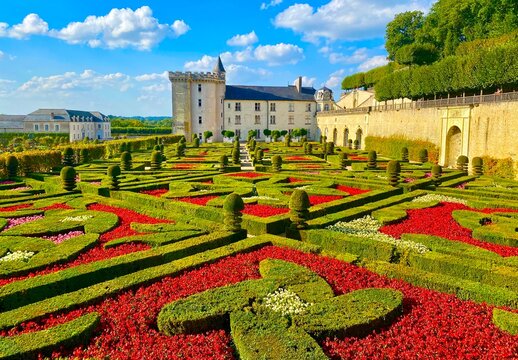 Beautiful Gardens of chateau de Villandry