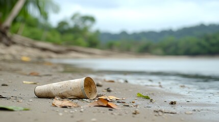 Ecosystem Degradation The Consequences of Overconsumption and Resource Depletion - A Visual Warning on Environmental Crisis