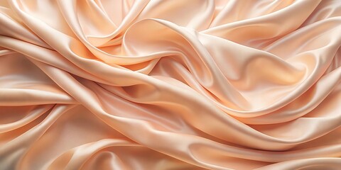 Fototapeta premium abstract peach fuzz silk waves background