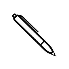 pen, writing - vector icon