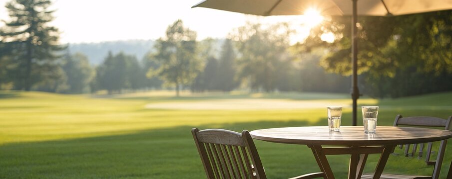 Elegant Country Club Lawns Perfect for Social Gatherings - Scenic Outdoor Dining Venues with Manicured Greens and Refined Atmosphere