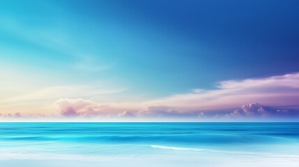 Obraz premium A smooth gradient transitioning from light blue at the top to darker blue at the bottom, creating a calming, soft effect perfect for backgrounds. 