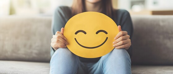 Woman enjoying a mental health day at home practicing self care and personal wellbeing