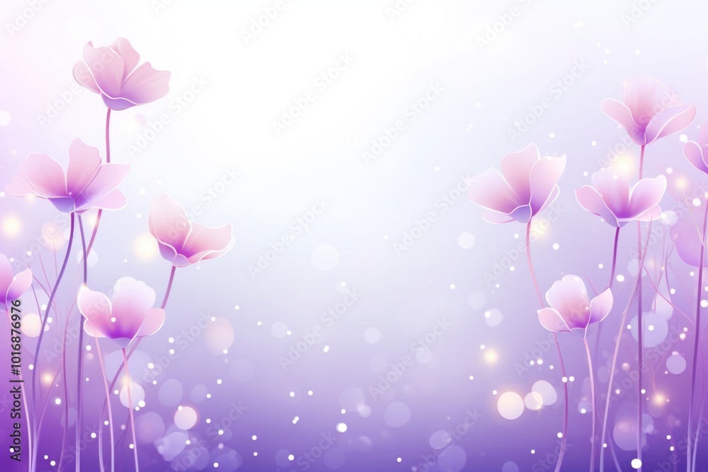 Canvas Prints Light violet flowers backgrounds abstract outdoors.