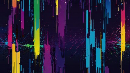 Obraz premium abstract colorful background with splashes