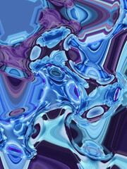 Blue purple pink abstract graphic background. Abstract poster