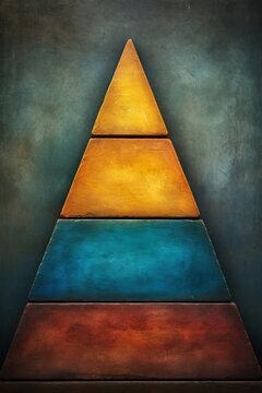 Bright color blocks  enhance your design with vibrant triangles and rectangles for text highlighting