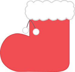 赤いクリスマスブーツ