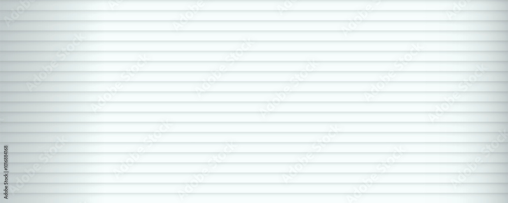 Poster abstract bluish white background - geometric texture. window with roller. rolling shutter door or ro
