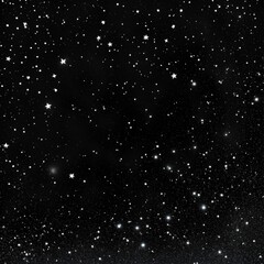 Obraz premium Starry night sky, AI generated illustration