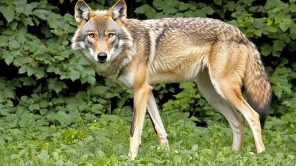 Obraz premium Majestic Coyote in Natural Habitat