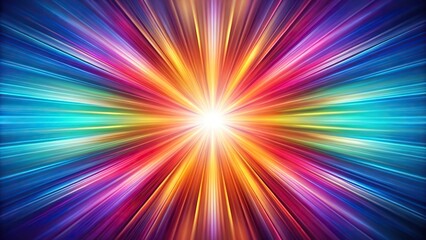 Fototapeta premium Abstract gradient background emanating from central point