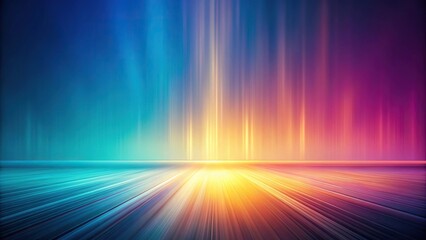 abstract gradient design with forced perspective effect