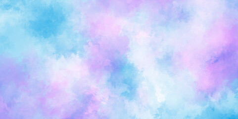 Creative paint gradients multicolor watercolor background, pastel watercolor paper textured illustration with splashes, splashes and stains for presentation and cover, Colorful and acrylic Rainbow.