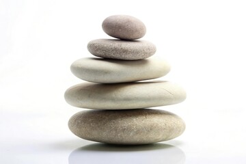 Minimalist arrangement of stones