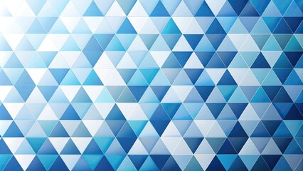 Fototapeta premium Minimalist blue and white background with triangles