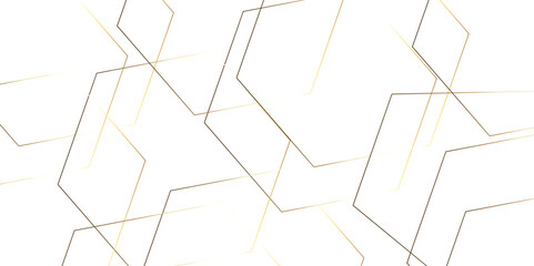 Abstract hexagon white background with shadow .golden background Futuristic blue neon honeycombs. Modern technology design. Vector illustration.	
