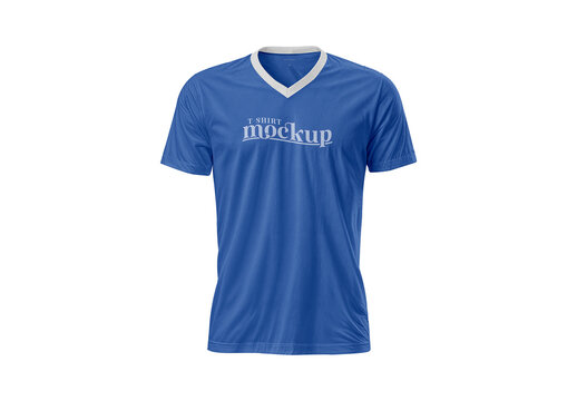 T-Shirt V-neck Mockup