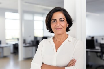 Hispanic business woman office adult technology.