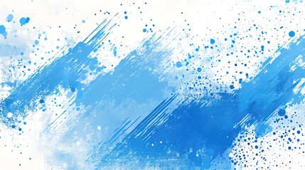 White and blue abstract grunge background with halftone style 