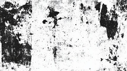 Fototapeta premium The image features a textured background marked by a chaotic arrangement of black and white tones, resembling weathered stone or aged concrete