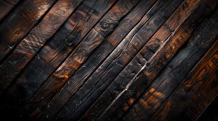 Obraz premium burned wood generated AI