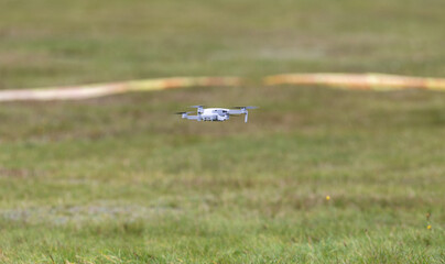 Remote-controlled unmanned aerial vehicles drones flyers