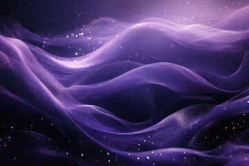 Obraz premium stylish halloween banner, modern halloween banner design featuring a sleek, minimalist style with a dark purple backdrop and shimmering silver accents