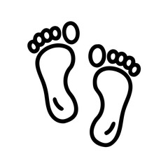 Footprint outline icon