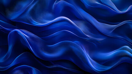 Obraz premium Abstract Blue Wavy Background