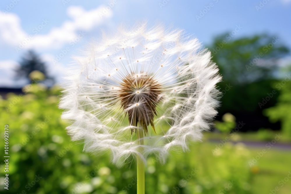 Canvas Prints Dandelion beauty fragility softness flower.