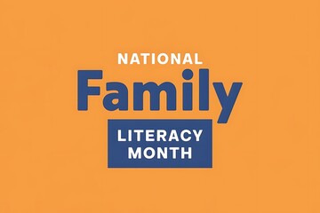 Family Literacy Day Celebration Illustration with Cozy Reading Scene Design