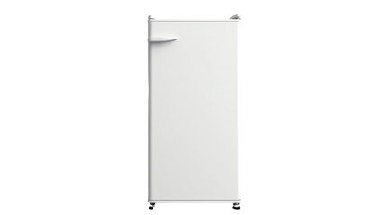 Modern white refrigerator with smooth design
