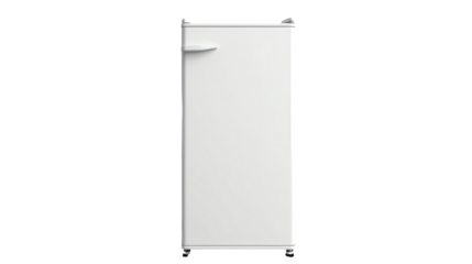 Modern white refrigerator with smooth design