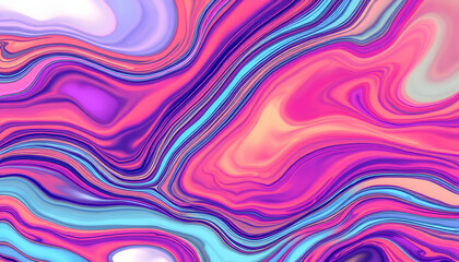 Color Abstract Fluid Texture background lines isolated with white highlights, png