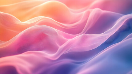 Obraz premium Abstract 3D Background: Wavy Gradient Texture