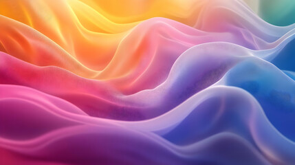Obraz premium Abstract Background with Vibrant Gradient Waves