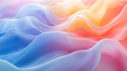 Abstract Colorful Wavy Background Illustration
