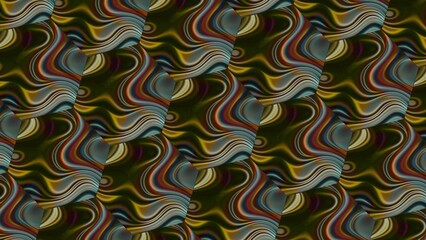 Abstract hexagon spinning shiny liquid background, Abstract pattern with background