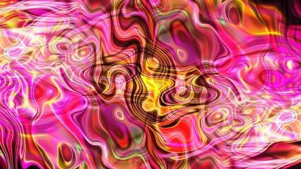 Amazing background holographic pastel liquid, abstract colorful background with bubbles