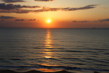 sunrise over the sea