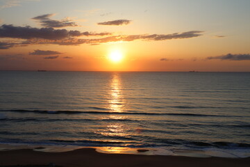 sunrise over the sea