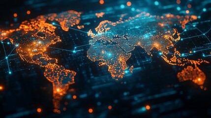 A Digital Representation of the World with Connected Nodes