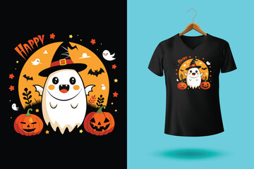 Halloween boo t shirt design