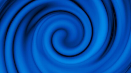 Blue color smooth twisted background, abstract blue background