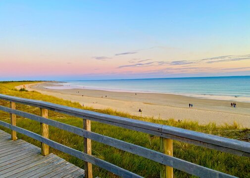 path to the beach  on the island of Ile de Re in France