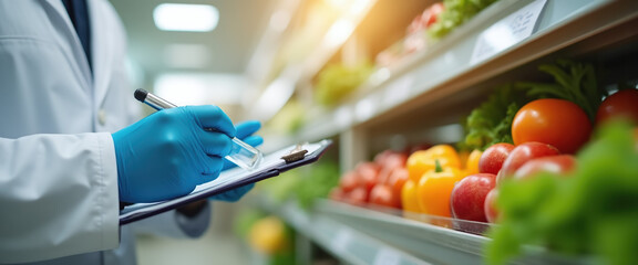 Scientist Inspecting Fresh Produce - Food Quality Control - Agriculture